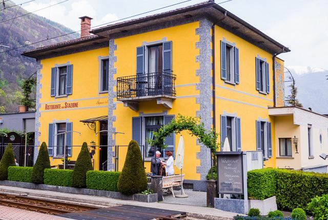 Ristorante Della Stazione Da Yanelo Bed & Breakfast Intragna Exterior foto
